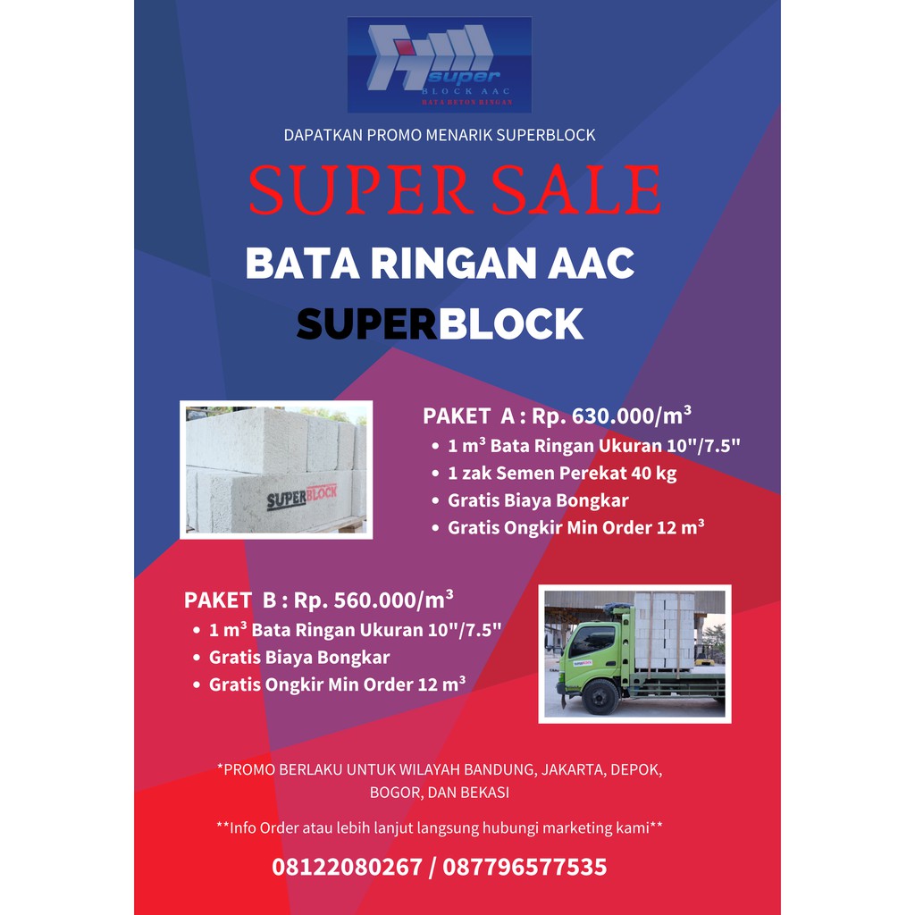 Bata Ringan AAC Superblock