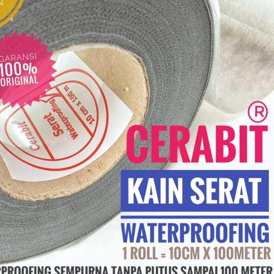 

℮ Serat Fiber Kain Aquaproof Polyester/ Cerabit Pelapis Anti Bocor ❃