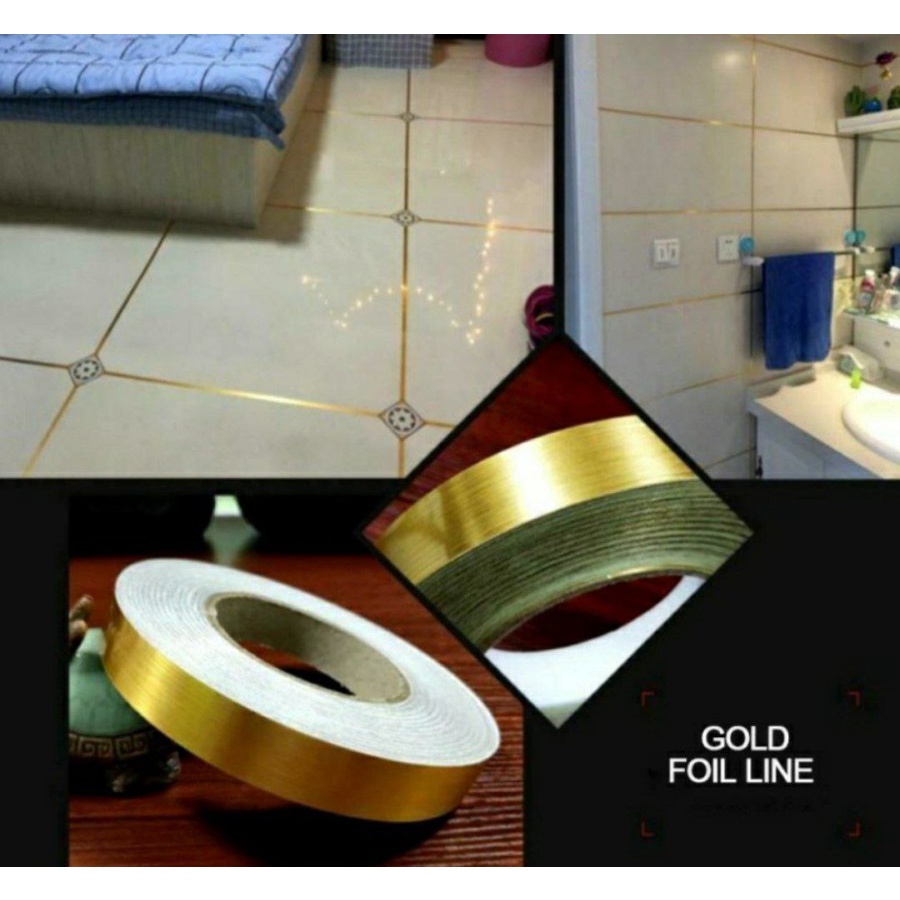 GAP SEALING FOIL TAPE - PITA PENUTUP CELAH UBIN KERAMIK