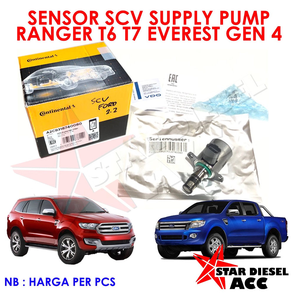SENSOR SCV FORD RANGER T6 T7 T8 2.2 3.2 FORD EVEREST ASLI SIMEN VDO
