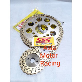 Gear set sss 428 rantai gold cb150r cbr150r tiger megapro