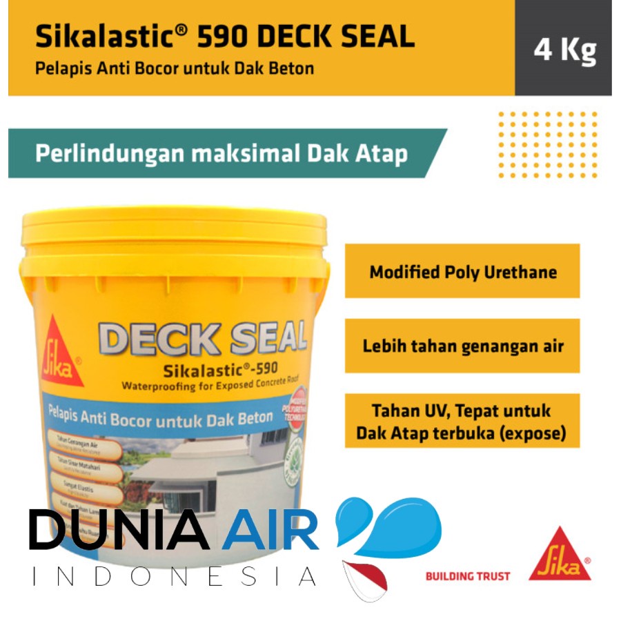 SIKA DECK SEAL SIKALASTIC 590 4 KG