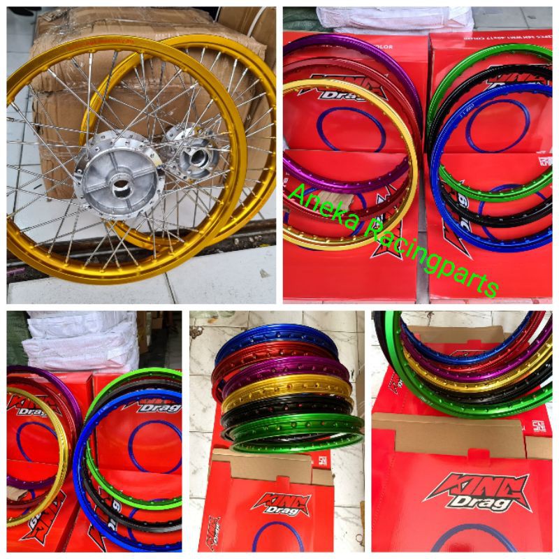 velg paketan jupiter z new vega r new satu set tromol jari2