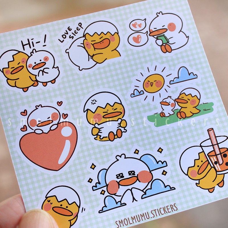 

Sticker Aesthetic Estetika Duck