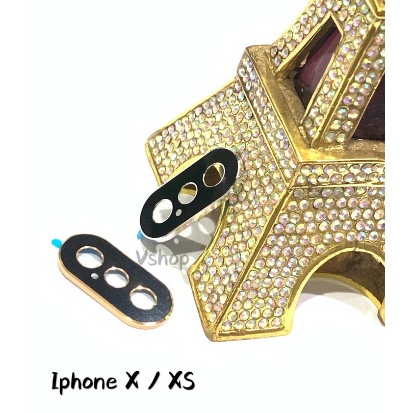 RING PELINDUNG - PROTECTOR LENSA KAMERA IPHONE X - XS FULL METAL