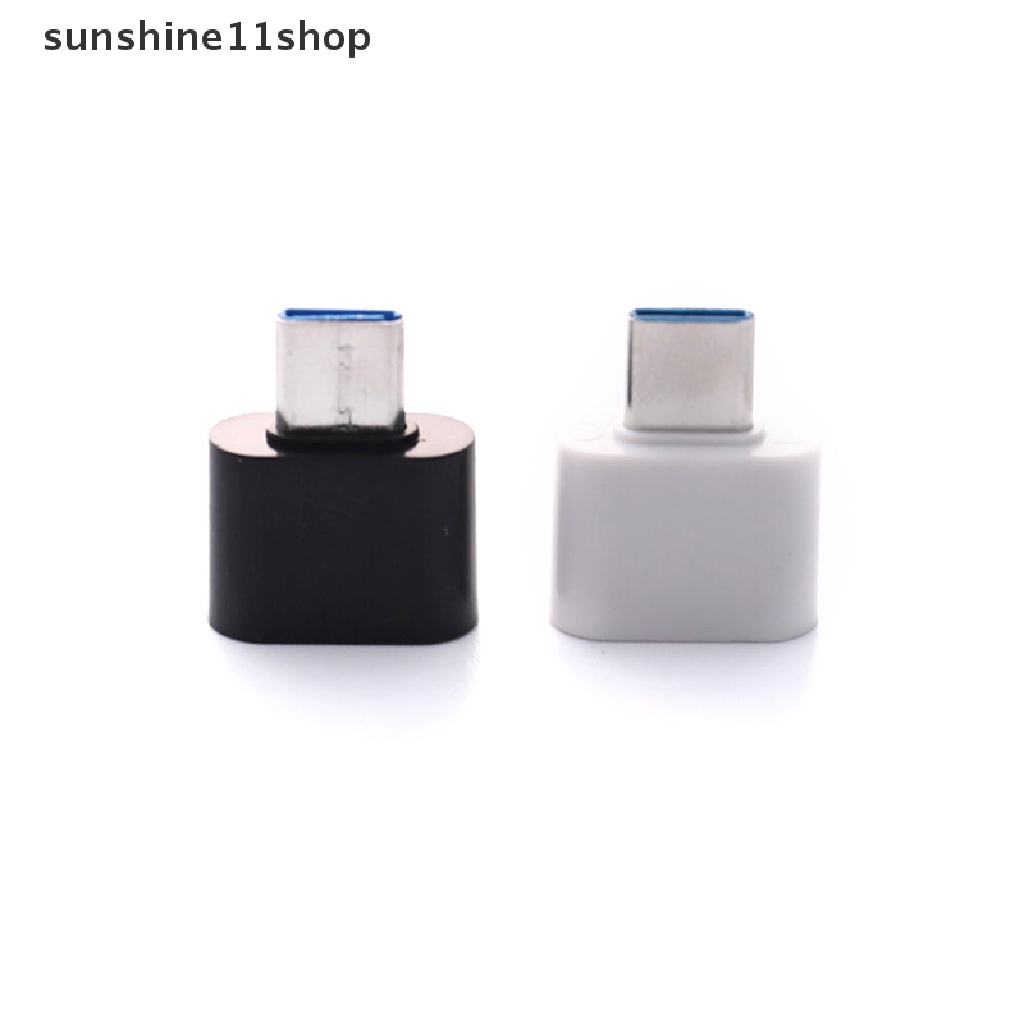 (SHO) Adapter OTG USB Female Ke Tipe-C Male Untuk Smartphone Android