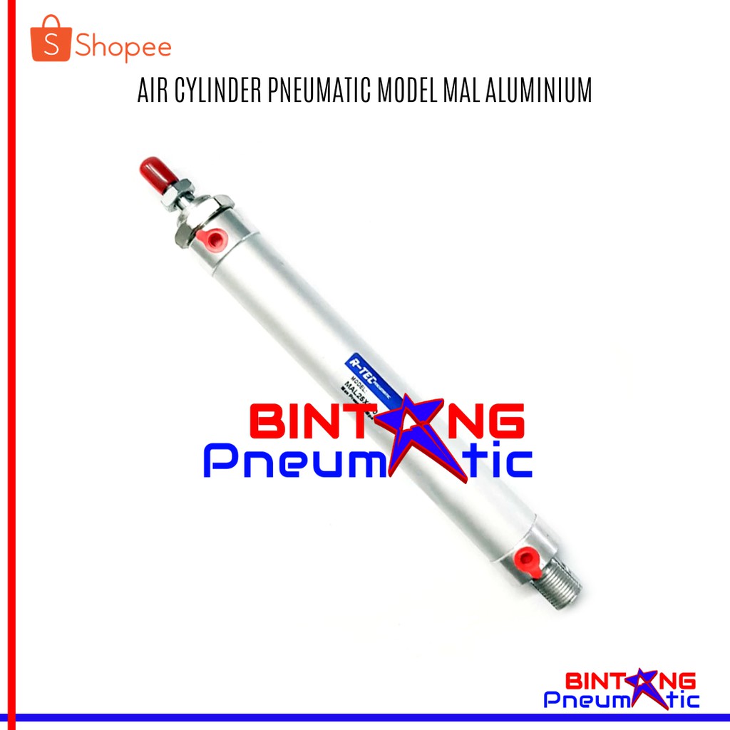 

MAL 25x250 AIR CYLINDER PNEUMATIC R-TEC ALUMINIUM TUBE