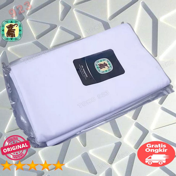 Original G24-14 Putih Sarung Tenun Cap Gajah Duduk Polos Dewasa