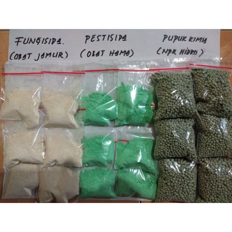 Paket fungisida,pestisida ,pupuk Rp 25 000