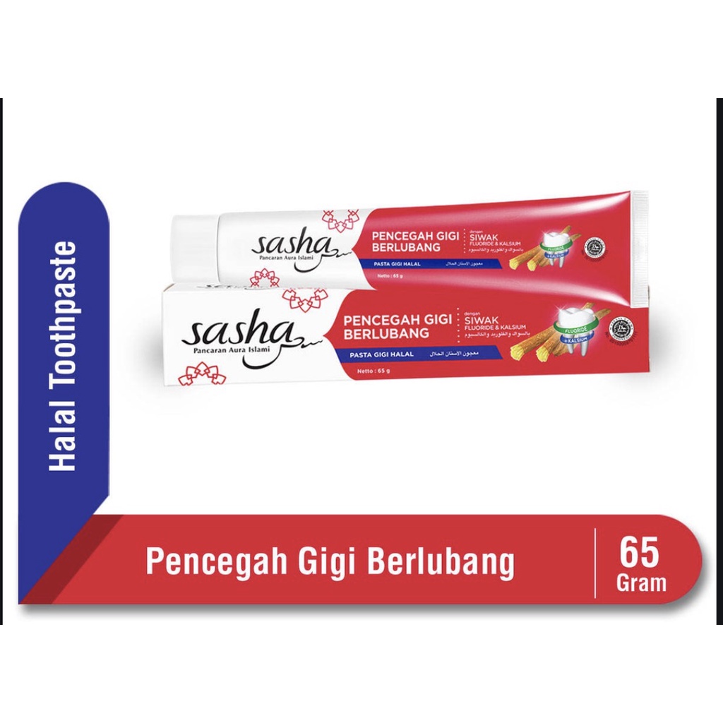 Pasta Gigi Sasha Siwak 65gr