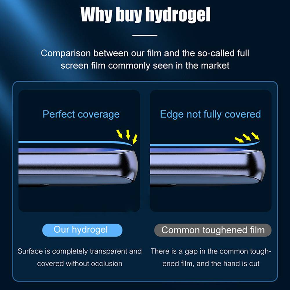 HD Full cover Hydrogel Film For Vivo X60 Pro X50 Pro NEX 3 Screen Protector protective