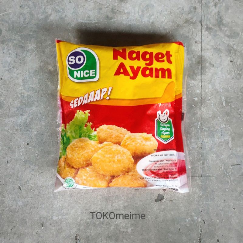 

[NEW] SO NICE NUGGET & COIN 250gr SONICE NAGET