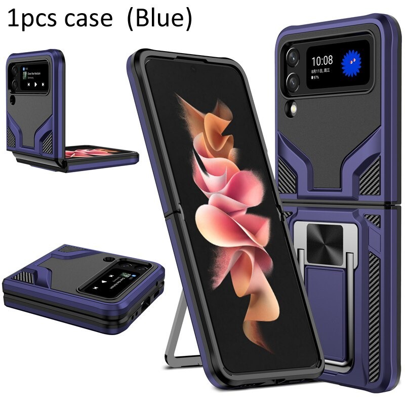 READY Casing Samsung Galaxy Z Flip 3 2021 Hardcase Armor With Ring Kickstand Cover Case Z Flip 3