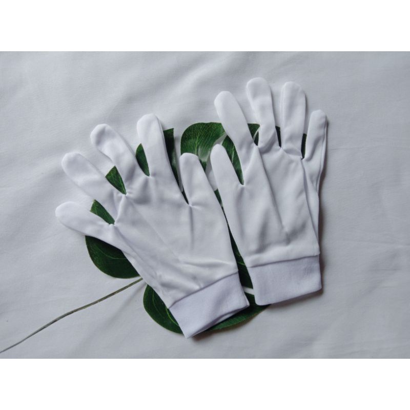 Sarung Tangan Jari / Sarung Tangan Putih / Sarung Tangan Putih Polos