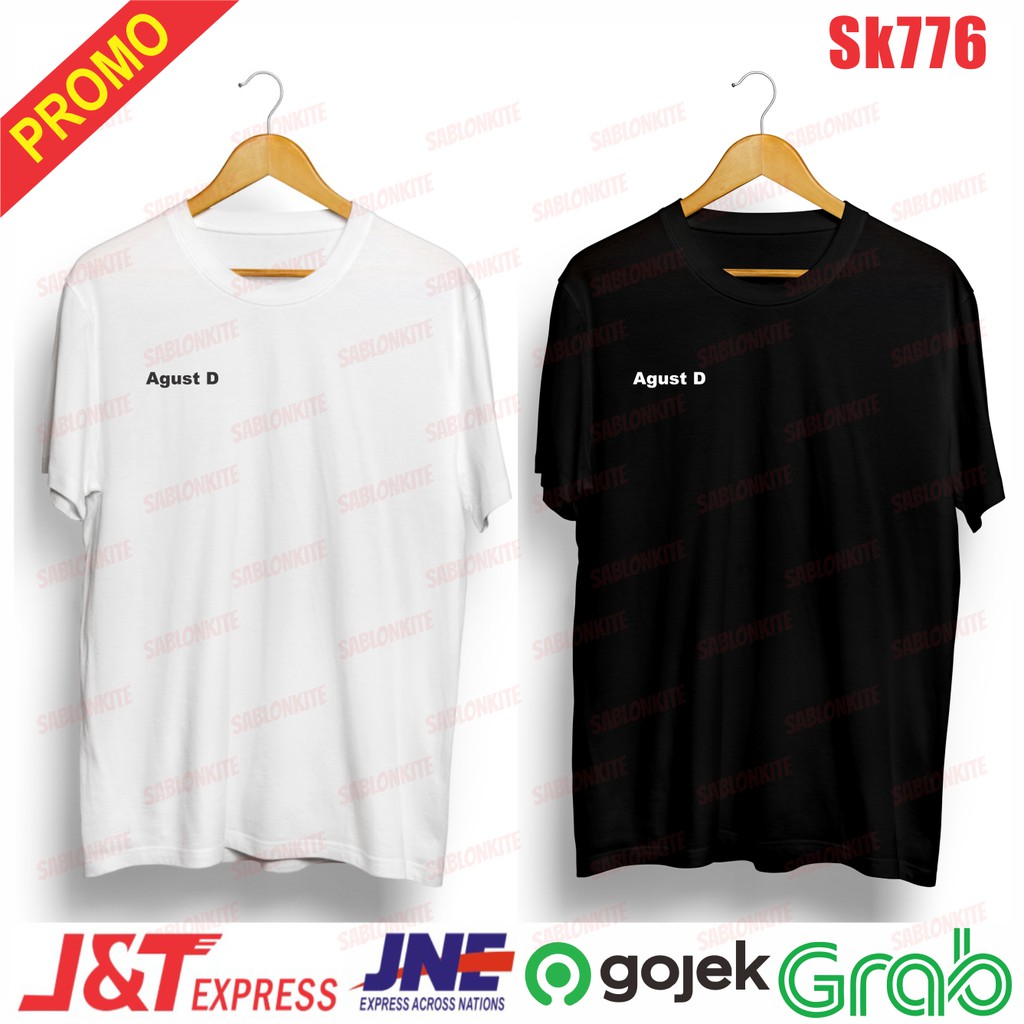 MURAH!!! KAOS KPOP AGUST D sk776 UNISEX COMBED 30S