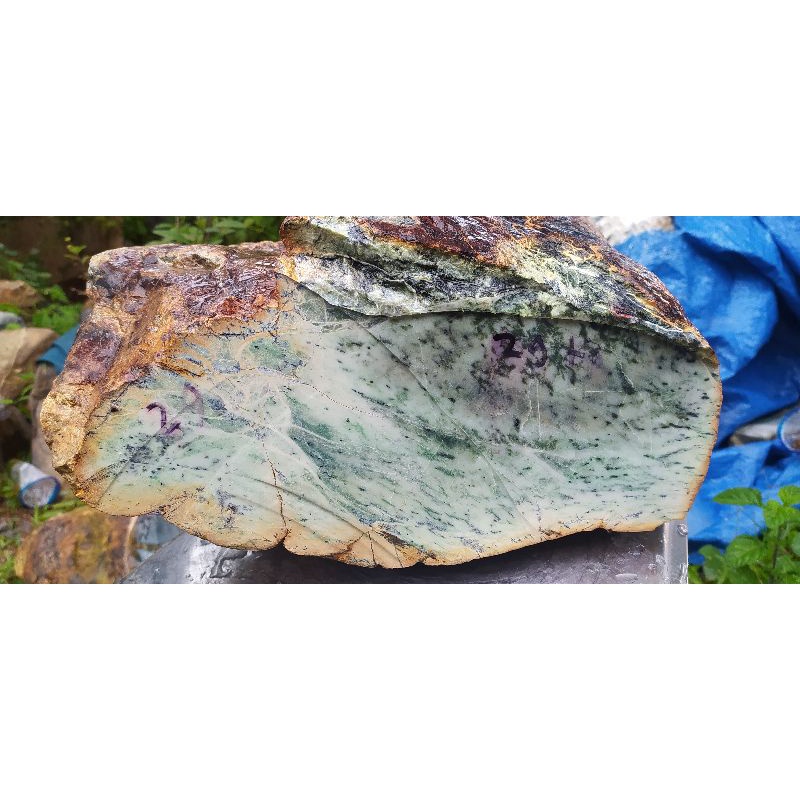 BONGKAHAN BATU GIOK PUTIH ACEH 29 KG