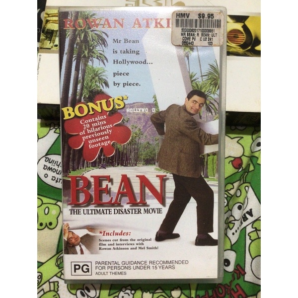MR BEAN VHS TAPE MOVIE KASET VIDEO PITA ROWAN ATKINSON FILM ORIGINAL