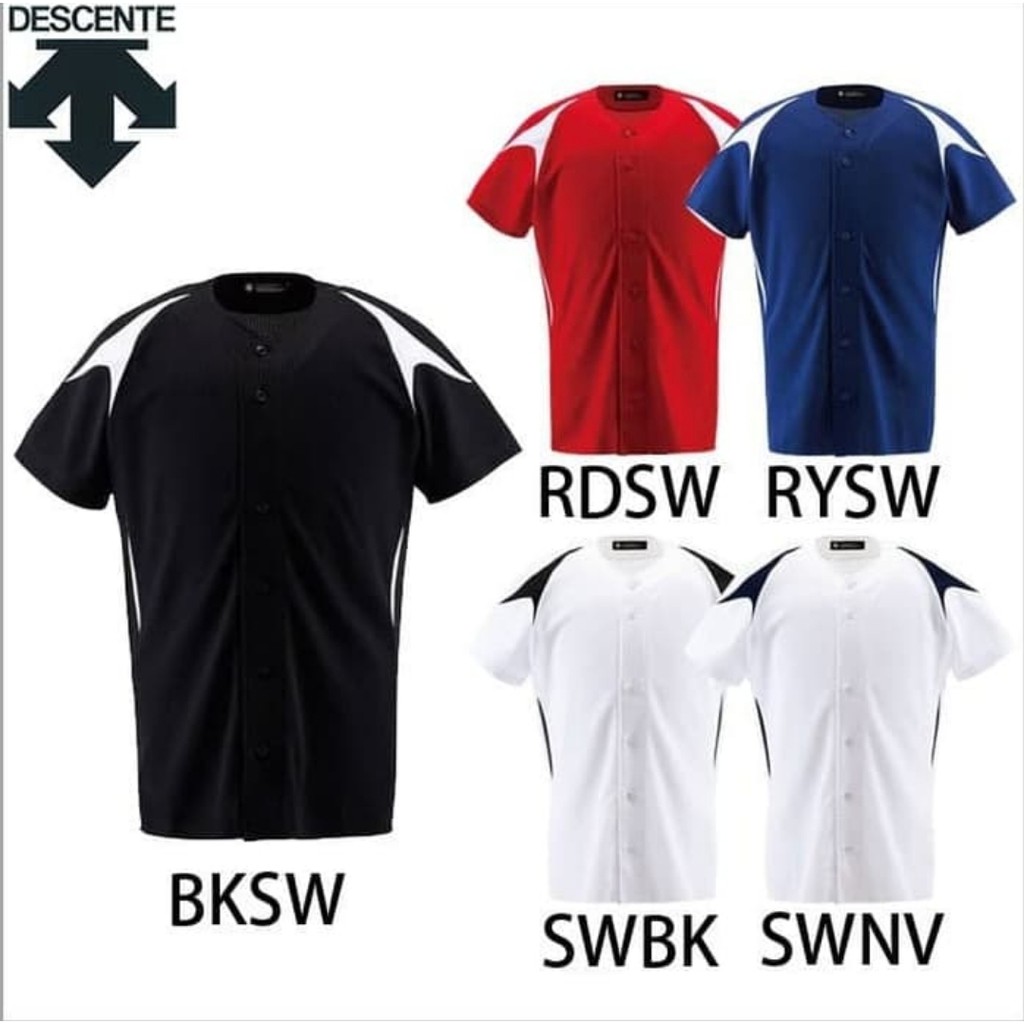 Baju Jersey Baseball Softball Descente DB1013