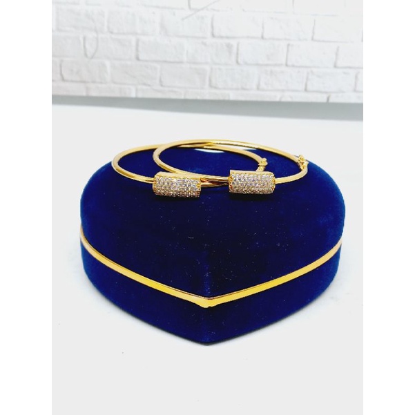 GELANG PIPA TABUNG CORR MP /GELANG PERAK ASLI SILVER 925 LAPIS EMAS/ GELANG FASHION WANITA TERBARU