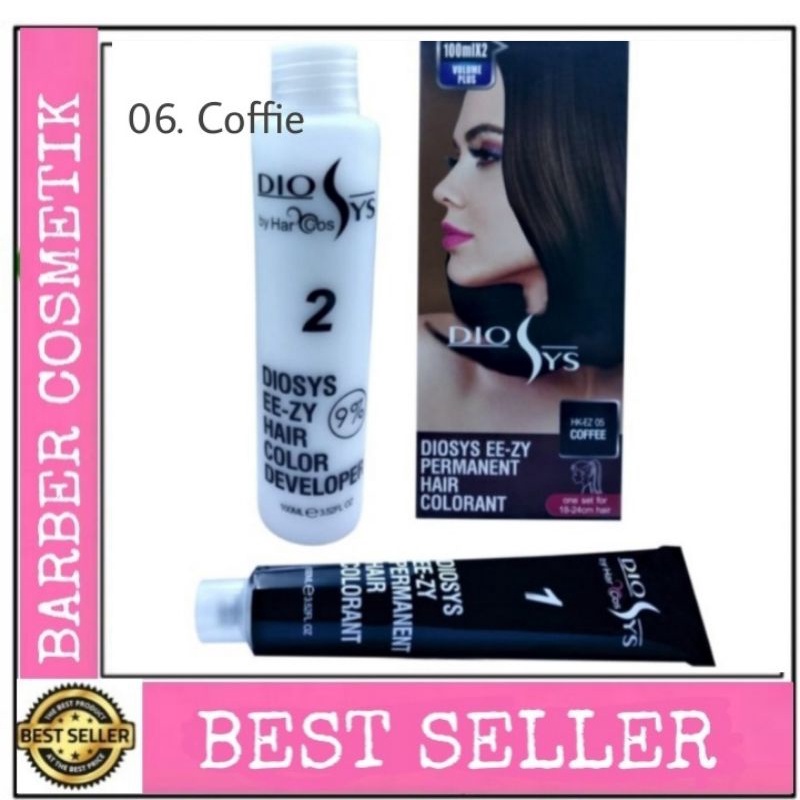 diosys cat rambut diosys hair color 06 Coffe pewarna rambut diosys