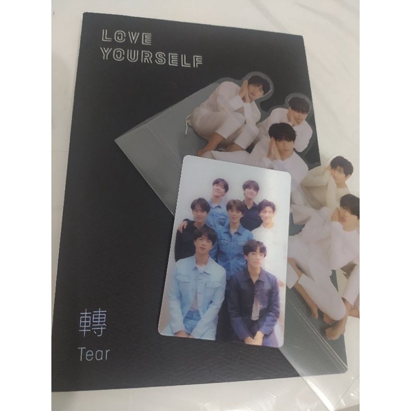 BOOKED BTS TEAR ALBUM LENTICULAR PHOTOCARD Fullset