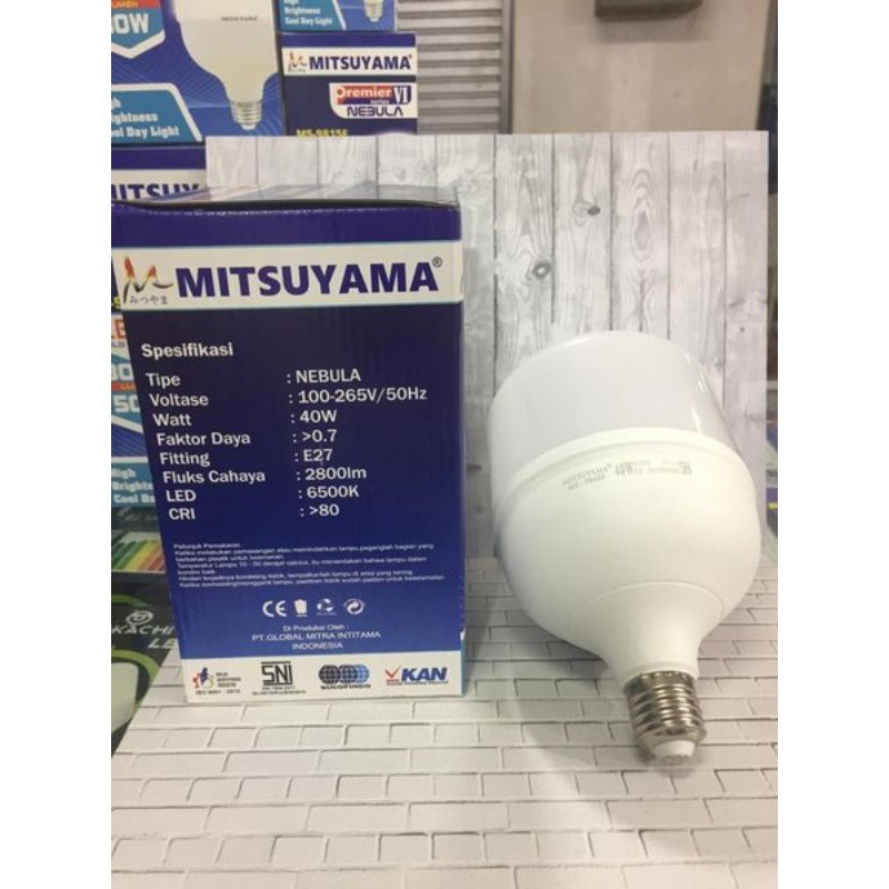 Lampu Bohlam LED 40W MS-9840F Premier Series NEBULA MITSUYAMA