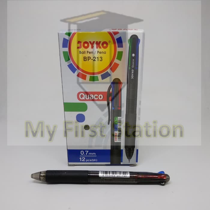 

Pulpen 4 in 1- Joyko BP213 Quaco- 4warna dlm 1 pulpen- harga/ls