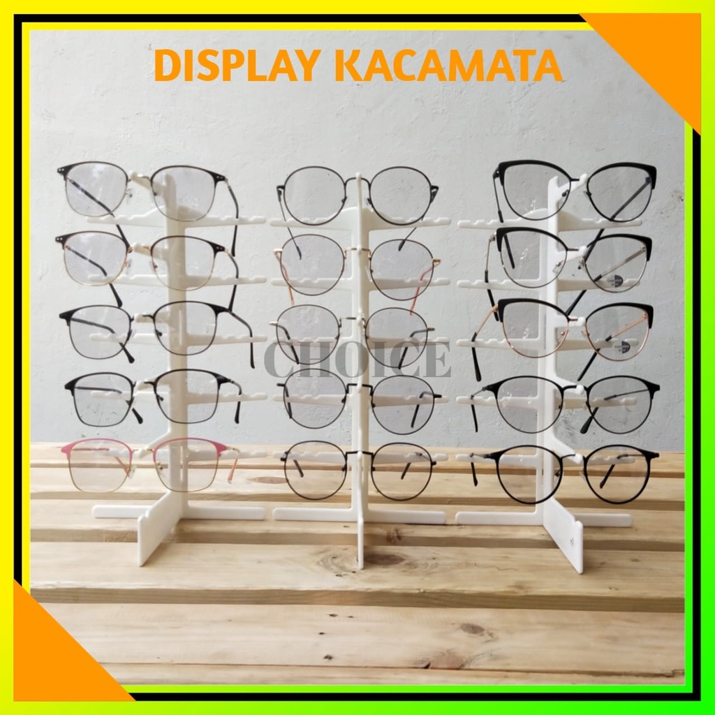 [CHOICE] DISPLAY PAJANGAN KACAMATA PLASTIK 6 SUSUN