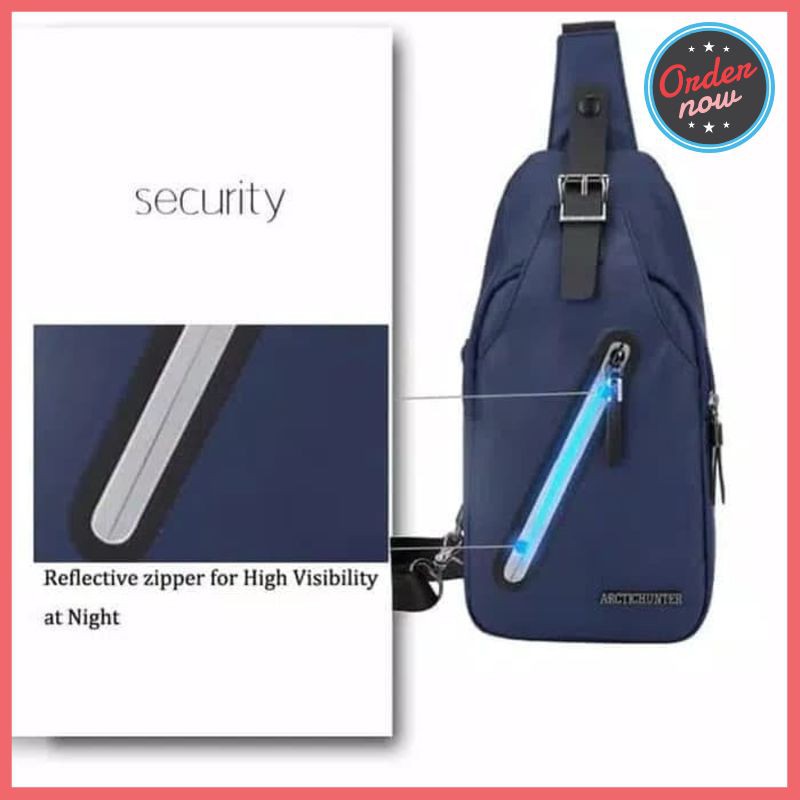 HOT Tas Selempang Arctic Hunter Chest Bag XB13006 Original Waterproff READY