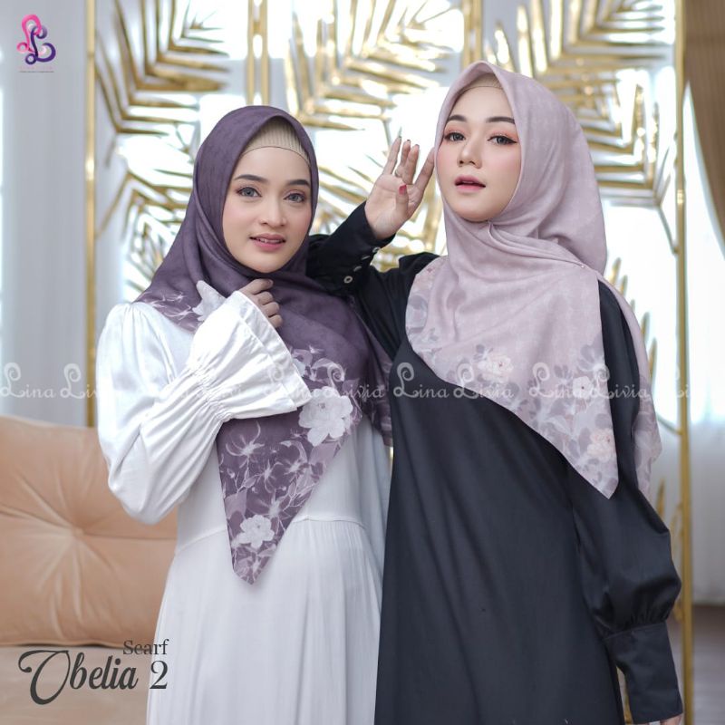 Restock segiempat OBELIA linalivia hijab Voal Ultrafine