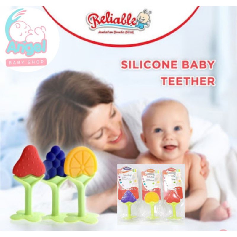 Reliable teether RAC9965 strawbery,anggur,jeruk 1pcs