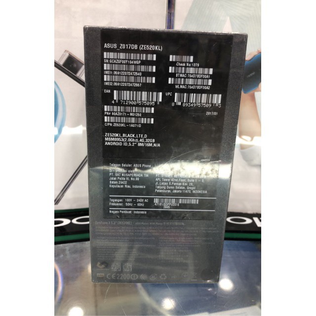 PROMO CUCI GUDANG HP Asus zenfone 3 ram 4/32 GARANSI RESMI TAM 1 tahun