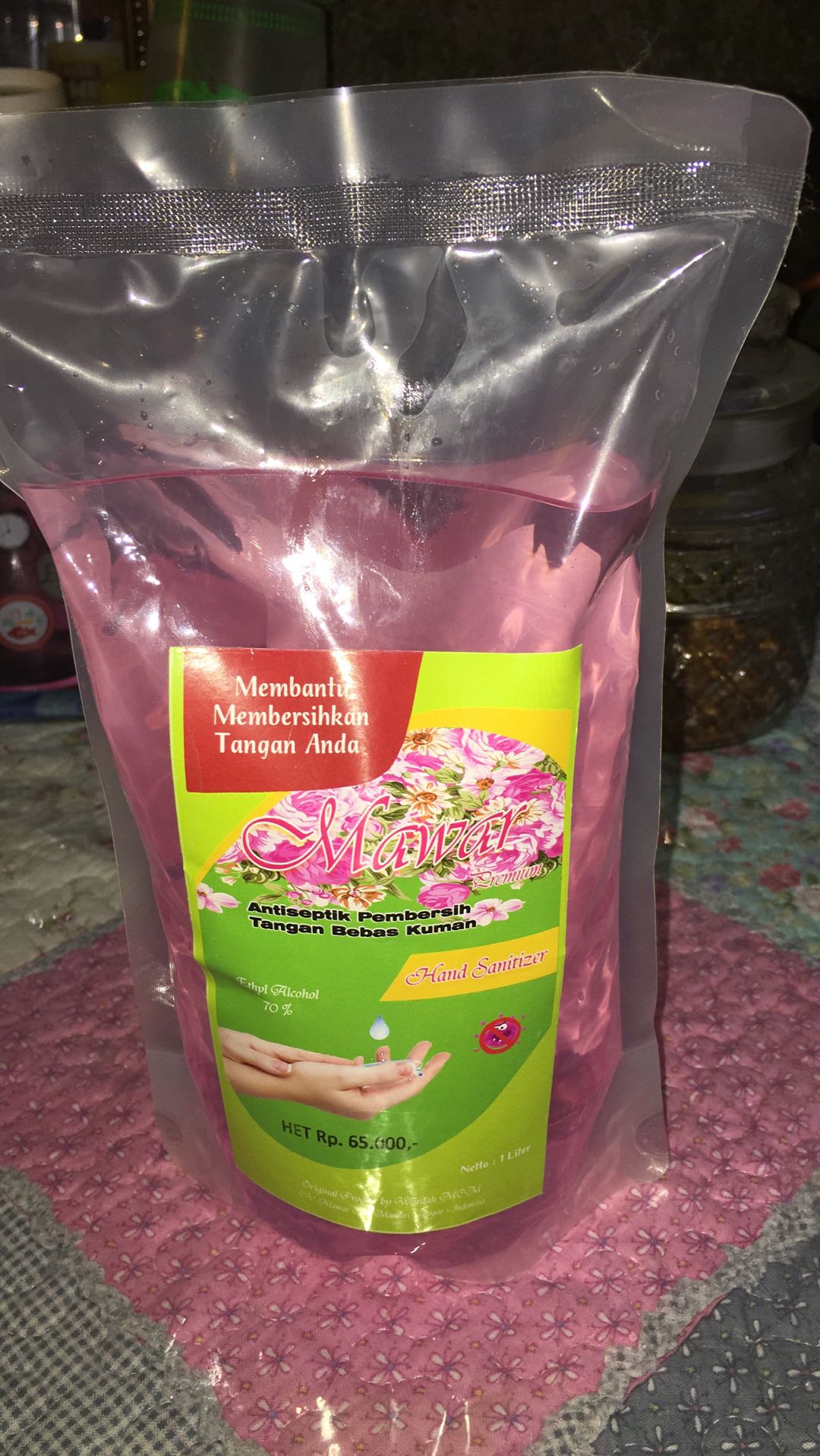 [ Jnt Sicepat Jtr ] Mawar Hand Sanitizer 1 Liter