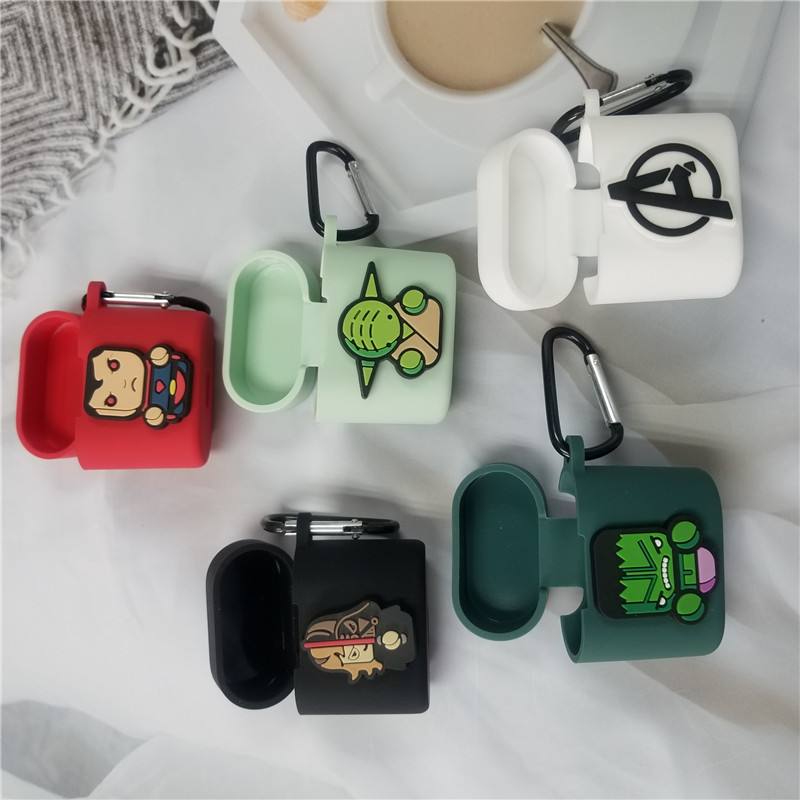 Qcy T7 Casing Soft Case Silikon Anti Jatuh Motif Kartun Astronot