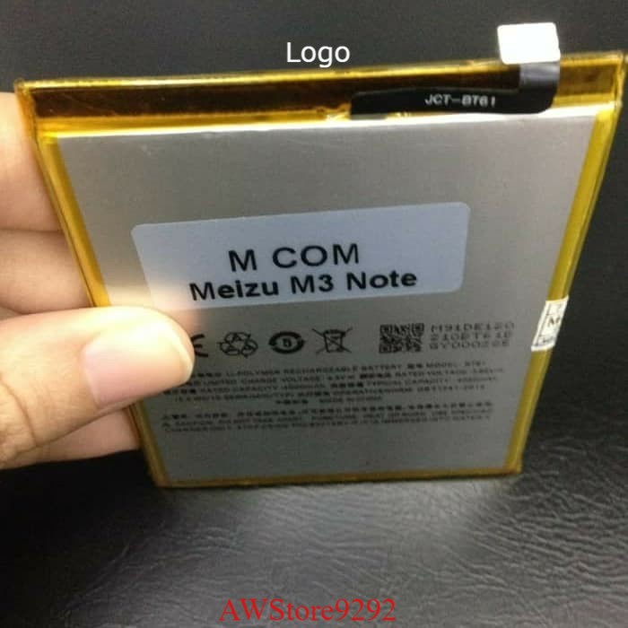 Mcom Battery Batre Baterai Mcom Meizu M3 Note BT61 BT 61 - Flexible Lurus