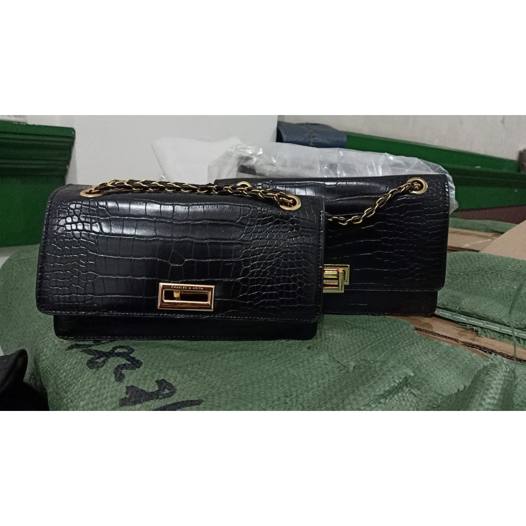 TAS WANITA SELEMPANG SHOULDER BAG CK CROCO WOMEN#75852