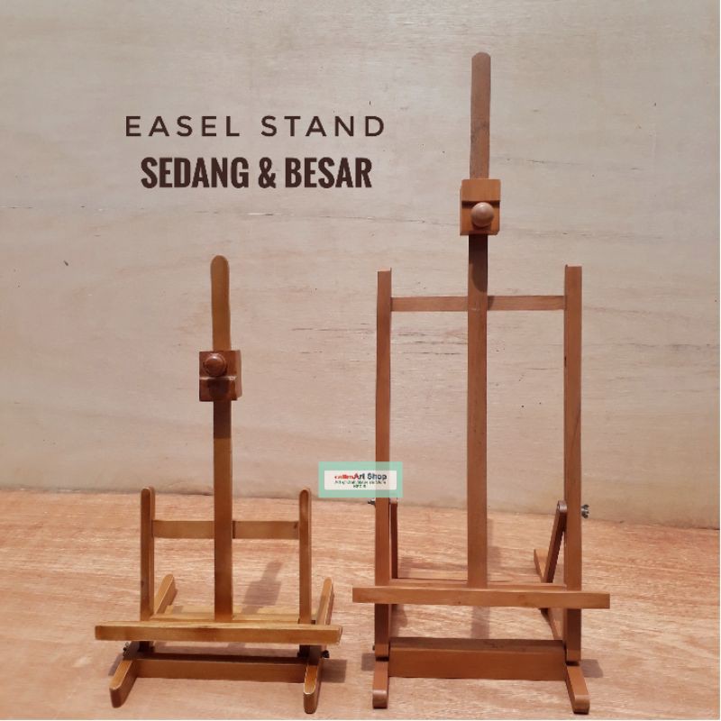 Easel Stand Meja SEDANG dan BESAR