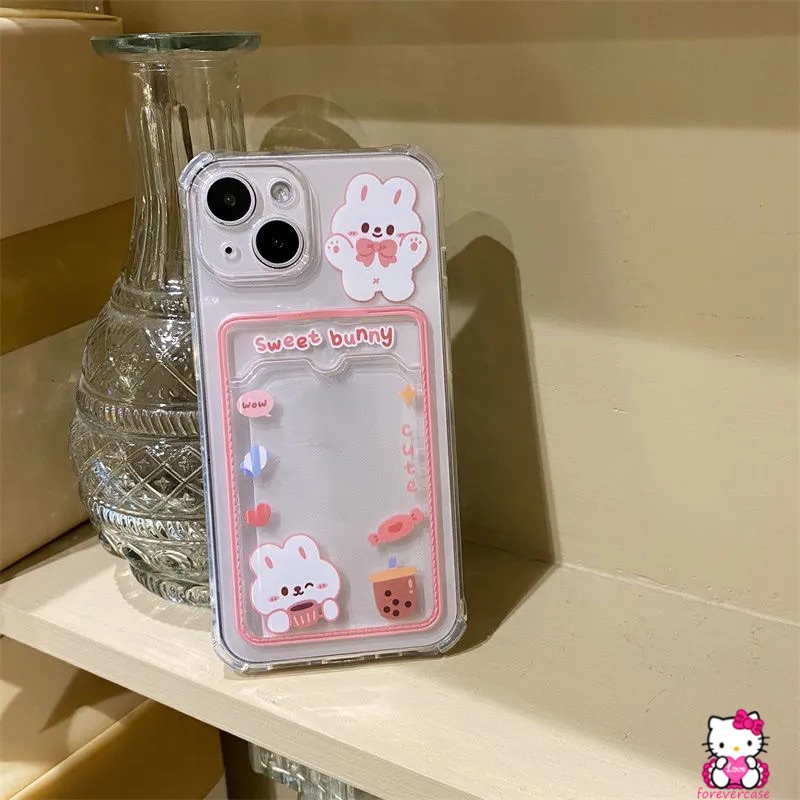 Soft Case Tpu Motif Kelinci / Beruang Untuk Oppo A96 A16 A7 Reno 7 A12 A15s A15 A76 A35 A3s A5s A54 A74 A36 A11K A95