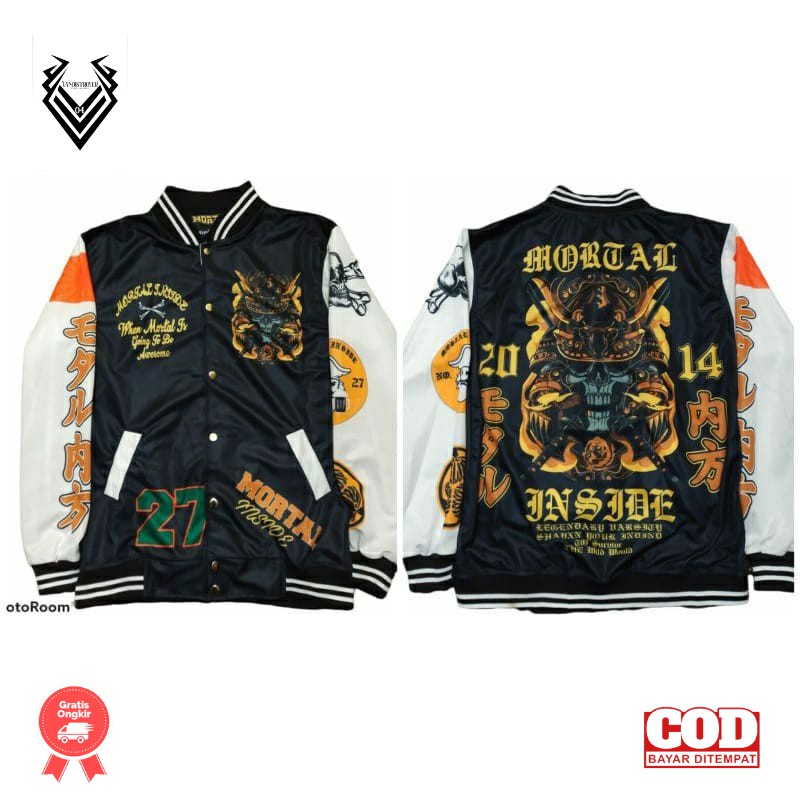 JACKET VARSITY BASEBAAL MOTIP TERBARU PRIA WANITA SAIZE L XL  - JAKET EVERYONE BAYAR DI TEMPAT-MORTAL 2014