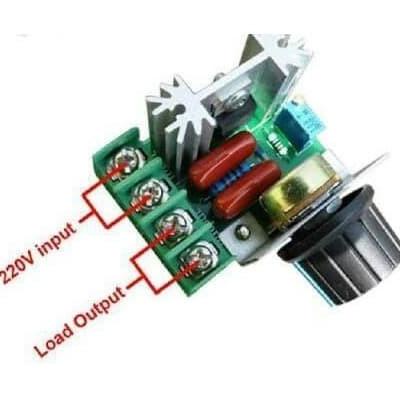 Produk Terbaik] dimmer 2000W SCR 2000W pengatur kecepatan motor gerinda bor