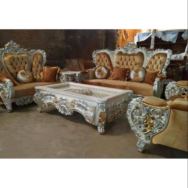 Kursi tamu jati sofa bellagio