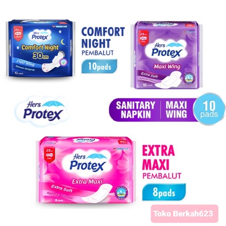 PROTEX Extra Maxi / Extra Soft Maxi Wing / Comfort Night / Daily Comfort