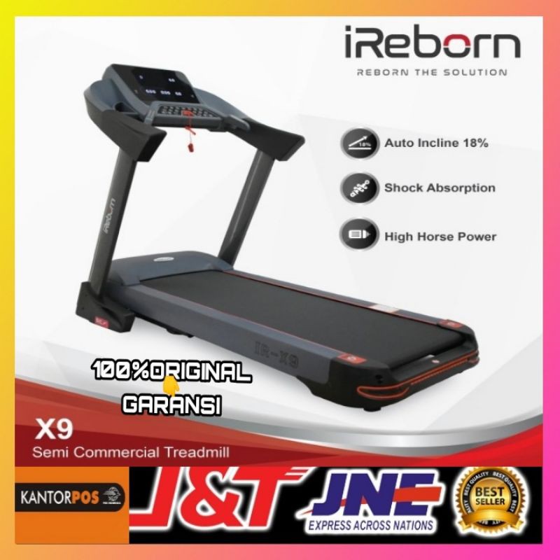 treadmil elektrik-ir x9 ireborn(original)treadmill elektrik-treadmil-treadmill-tredmill-treadmill el