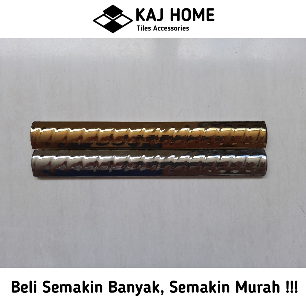 Lis Keramik Kuku Macan Gold & Silver 20 cm Import