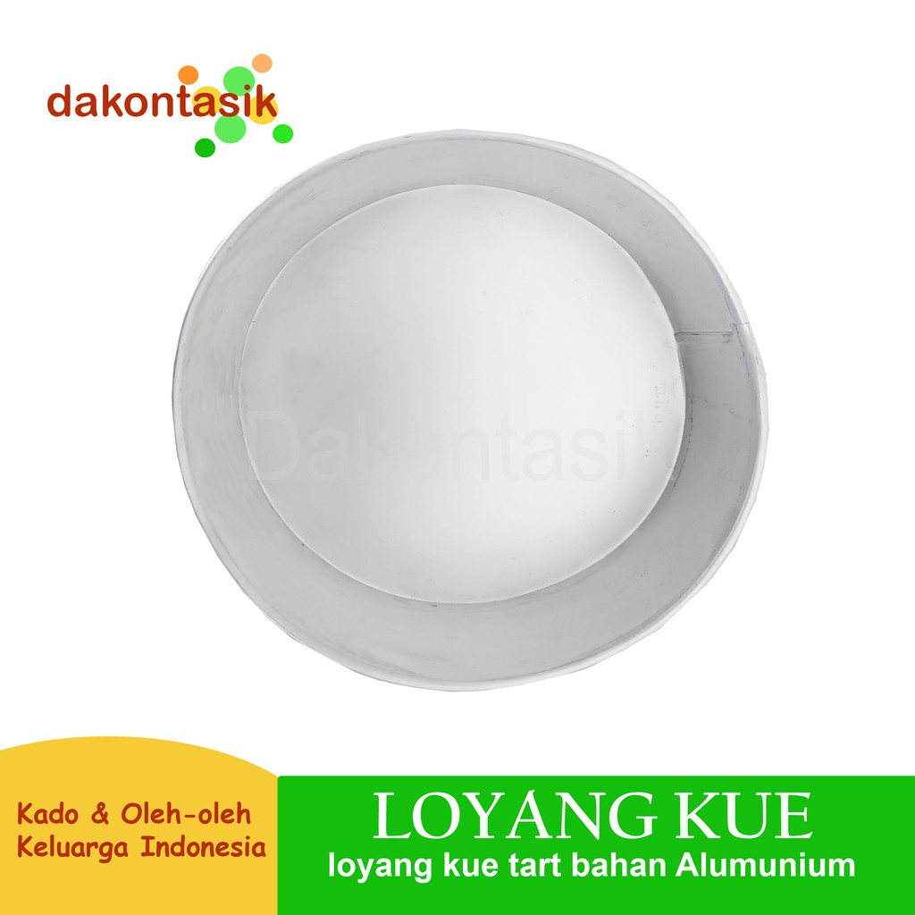 dakontasik - Loyang Kue Tart Bolu Cake bulat polos Diameter 17