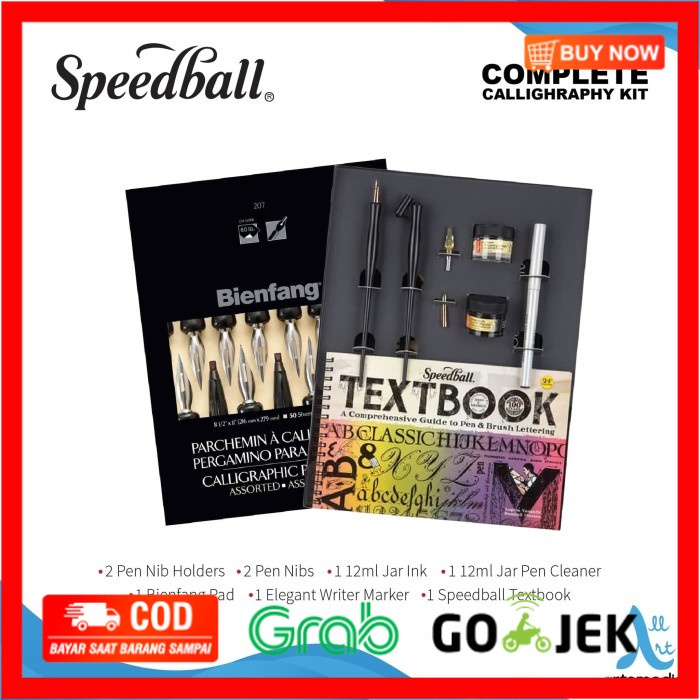 

(BISA COD) Pena Kaligrafi Speedball Complete Calligraphy Kit