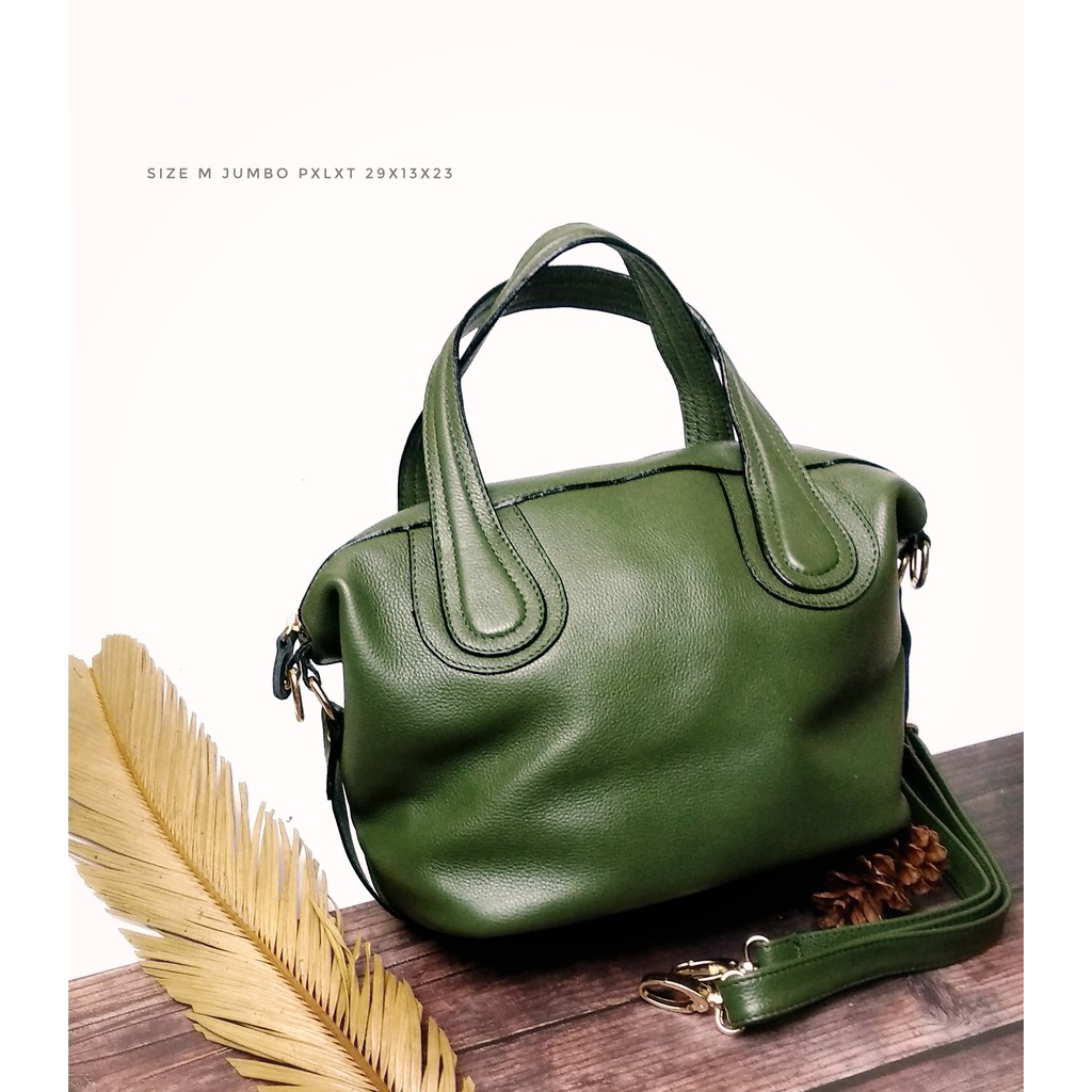 Tas Selempang Bahu Wanita Kulit Asli Garut Size Besar