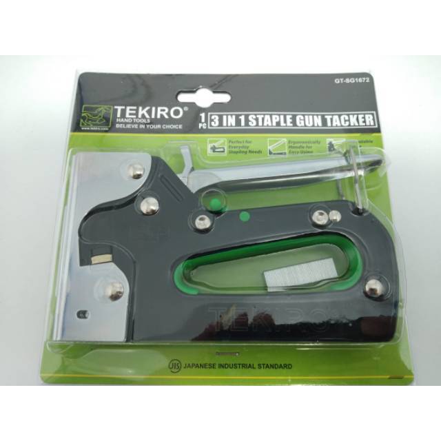 STAPLES GUN TEKIRO 3 IN 1 6-14MM GT-SG1672/STAPLES TEMBAK/3 IN 1STAPLE GUN TACKER