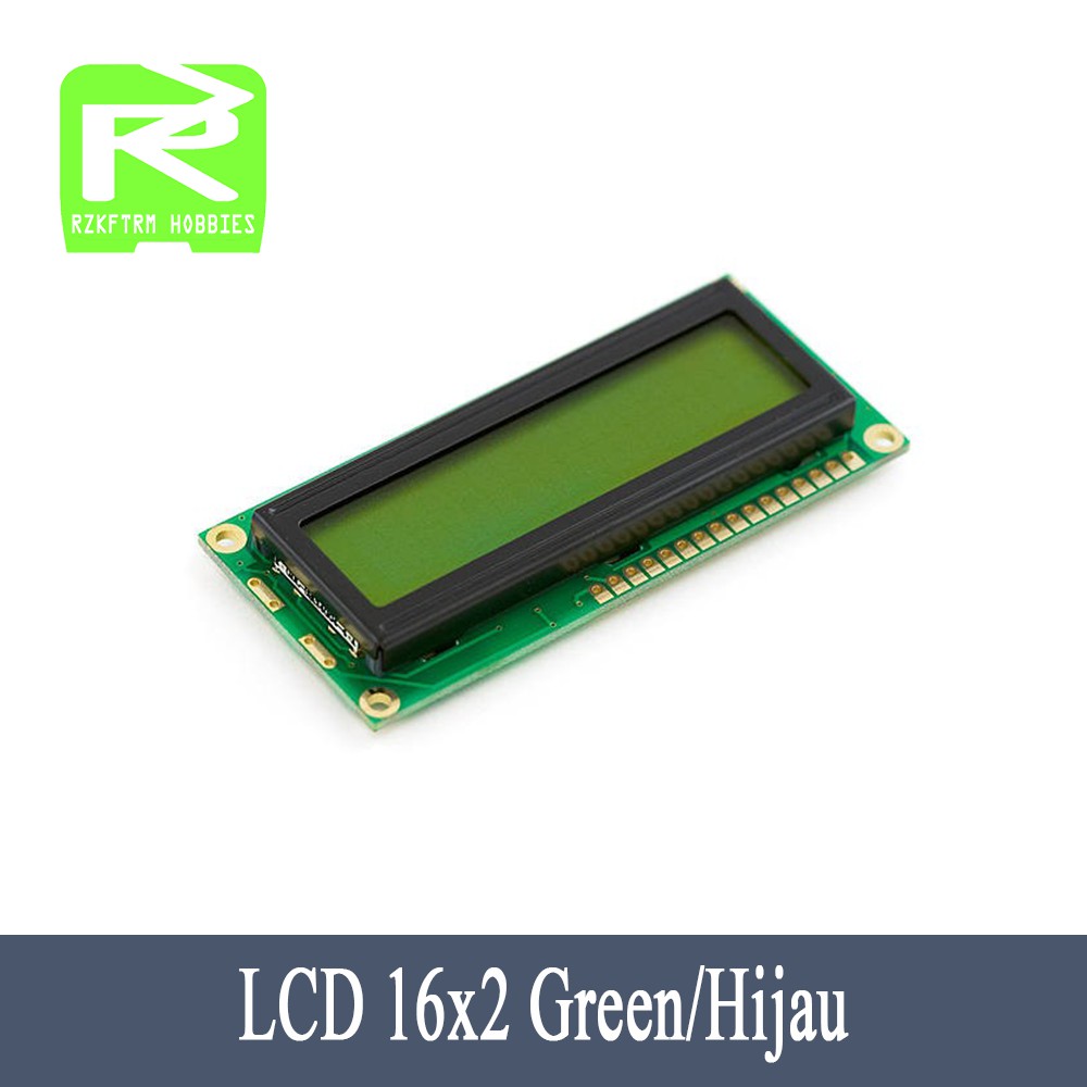 LCD Display 16x2 Warna Hijau Module LCD Arduino 16 X 2 Character Green