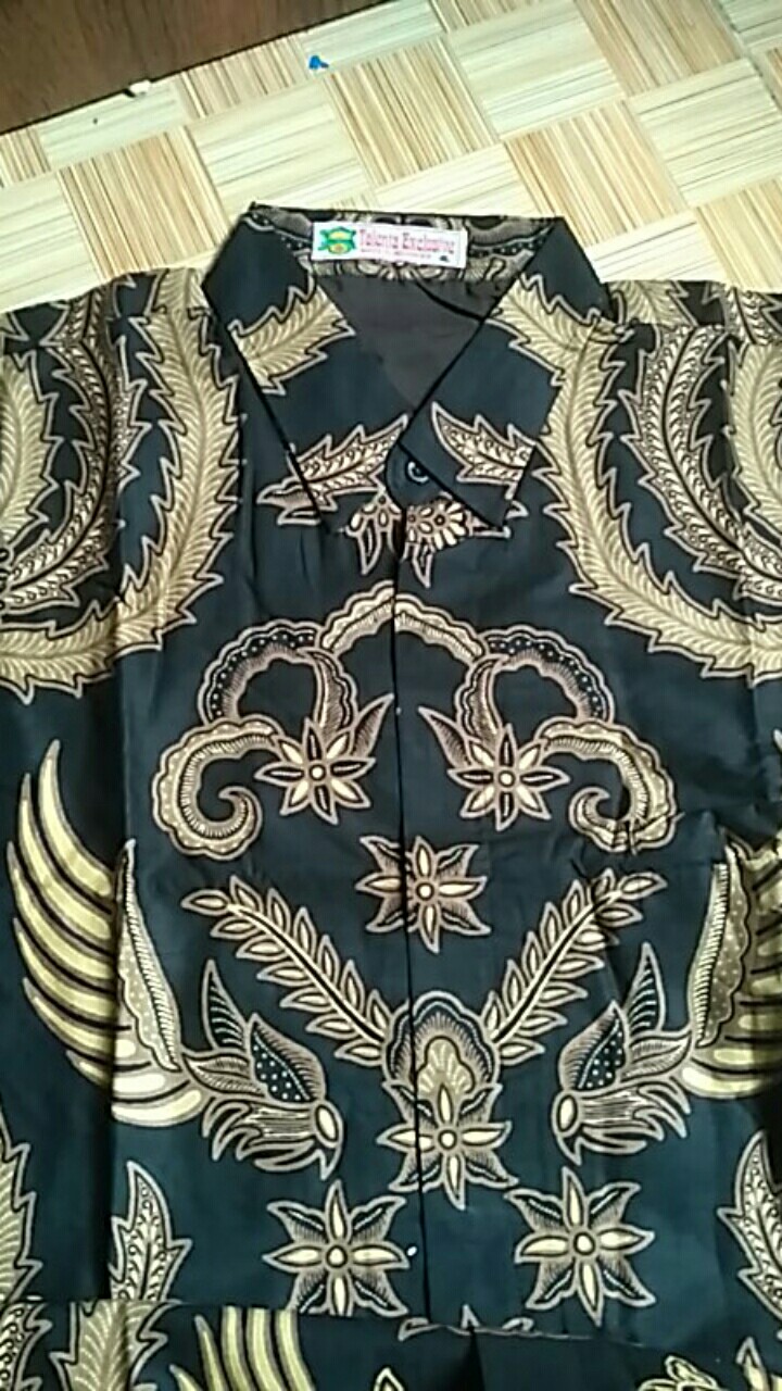 Kemeja Batik Prabu Bahan Katun Baturaden Reguler Fit B369